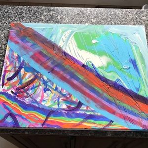 A colourful unique original piece